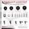 Service Caster 5 Inch High Temp Phenolic 34 Inch Threaded Stem Caster Set 2 Brakes SCC SCC-TS20S514-PHSHT-34212-2-TLB-2 - alternate 5